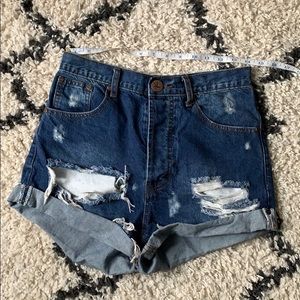 One teaspoon high waisted shorts “outlaws”